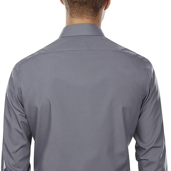 Men's Shirt Fitted Poplin 18" Neck 34"-35"… - Picture 3 of 6